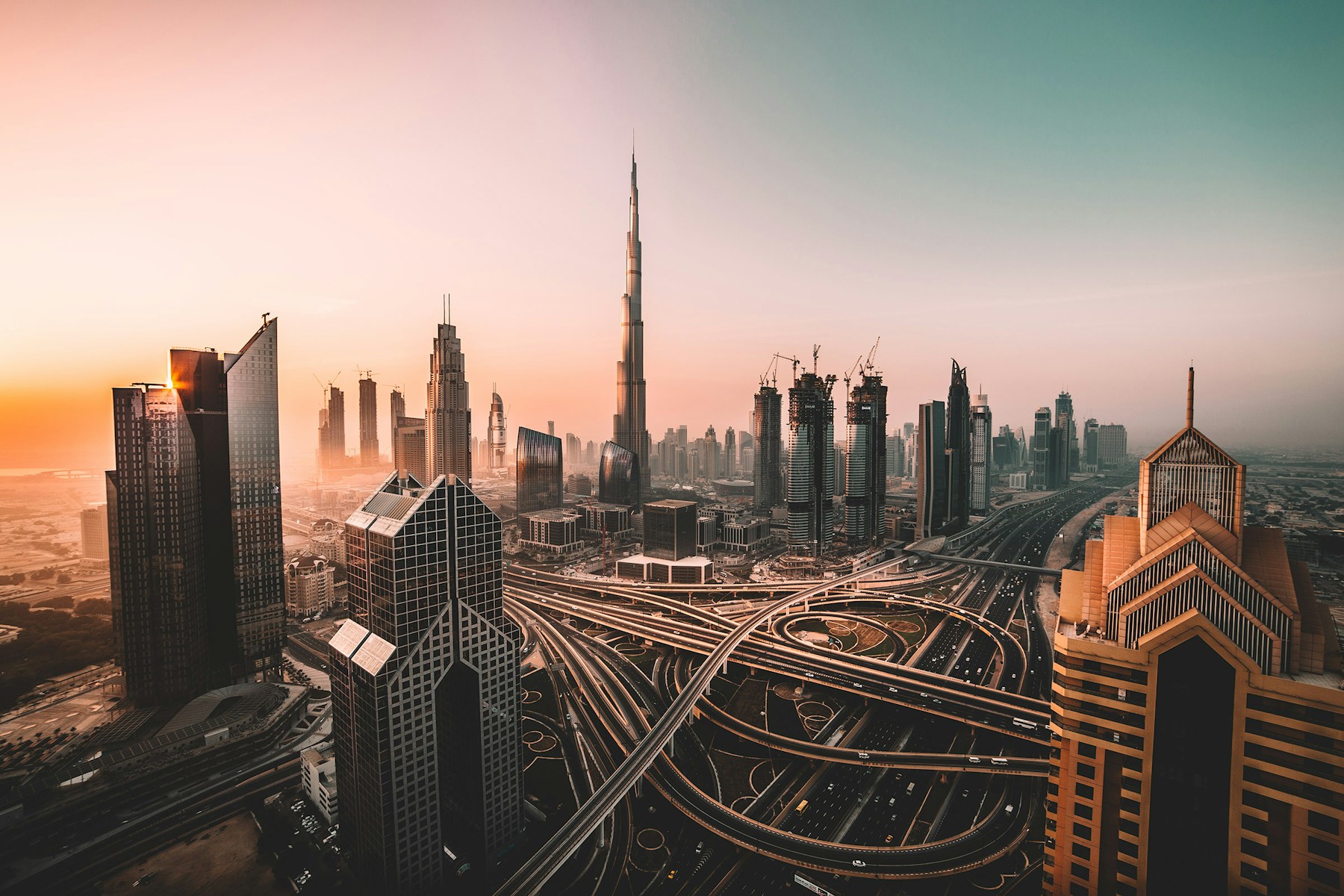 Dubai skyline — financial district